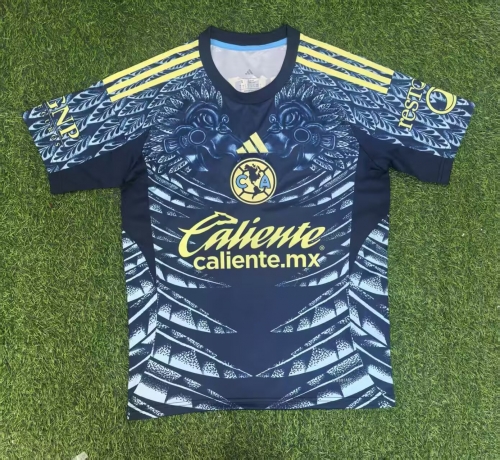 2025/26 Club América Away Blue Thailand Soccer Jersey AAA-416/912/705