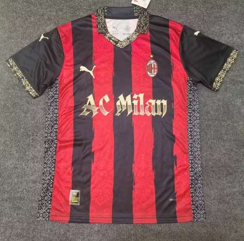 2025/26 Special Version AC Milan Black & Red Thailand Soccer Jersey AAA-312