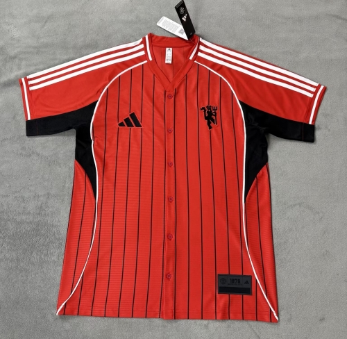 2025/26 Manchester United Red Soccer Baseball uniform AAA-510/710