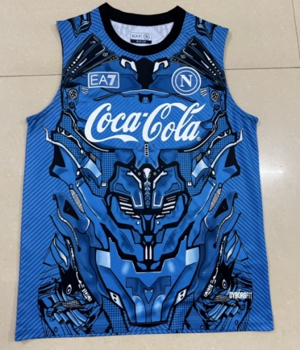 2025/26 Napoli Blue Thailand Training Soccer Vest -07