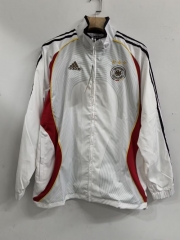 06-07 Retro Germany White Windbreaker Hoodies Top-C1