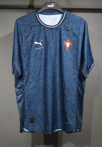 Player Jointed Special Version 2025/26 Portugal Cyan Thailand Soccer Jerseys AAA-703