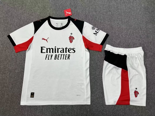 2025/26 AC Milan Away White Soccer Uniform-516/36