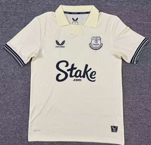 2025/26 Everton Away Rice White Thailand Soccer Jersey AAA-1040