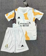 Kids 2024/25 Rea Madrid White Kids/Youth Training Soccer Uniform-516