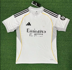 (S-4XL) 2025/26 Rea Madrid Home White Thailand Soccer Jersey AAA-320/416/705