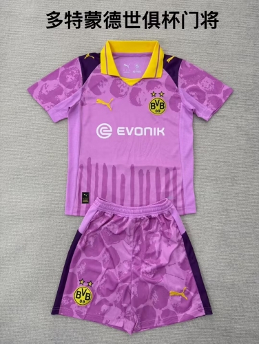 2025/26 Club World Cup Borussia Dortumund Goalkeeper Purple Soccer Uniform-208