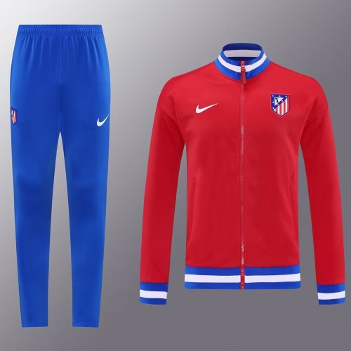 2025/26 #01 Atletico Madrid Red Thailand Soccer Jacket Uniform-LH