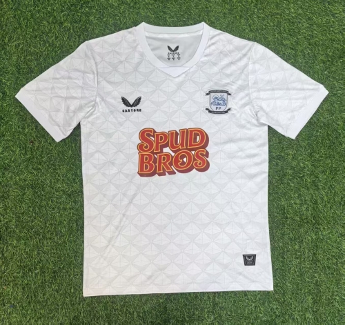 2025/26 Preston North End FC Home White Thailand Soccer Jersey AAA-416