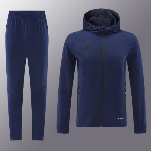 2025/26 #AF02 Addida Royal Blue Jacket Uniform With Hat-LH