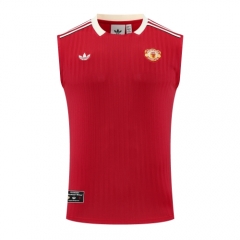 2025/26 Manchester United Red Thailand Soccer Training Vest-418