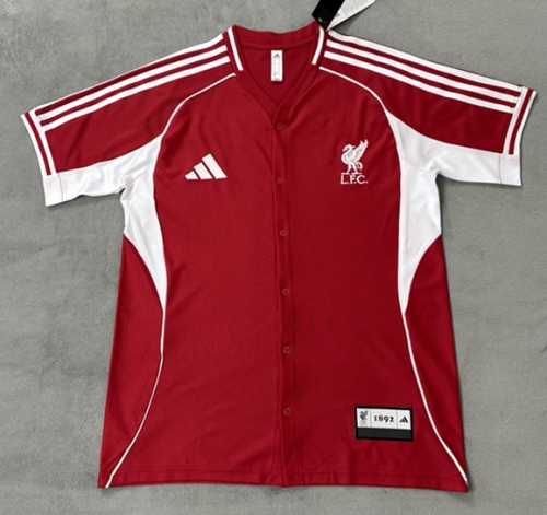 New models 2025/26 Liverpool Red Soccer Baseball uniform AAA-510