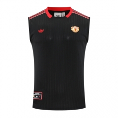2025/26 Manchester United Black Thailand Soccer Training Vest-418