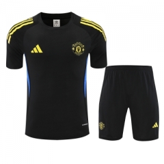 2025/26 Manchester United Black Thailand Soccer Training Uniform-418