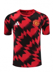 2025/26 Manchester United Red & Black Training Thailand Soccer Jersey AAA-418