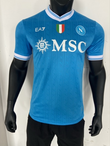 Player version 2025/26 Napoli Home Blue Thailand Soccer Jersey AAA-27