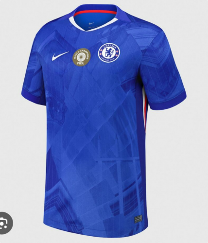 With Patch 2025/26 Chelsea Home Blue Thailand Soccer Jersey AAA-416/320/705
