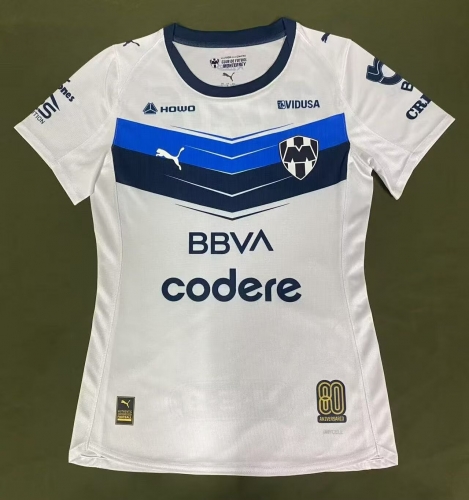 2025/26 Monterrey Away White Thailand Female Soccer Jersey AAA-912