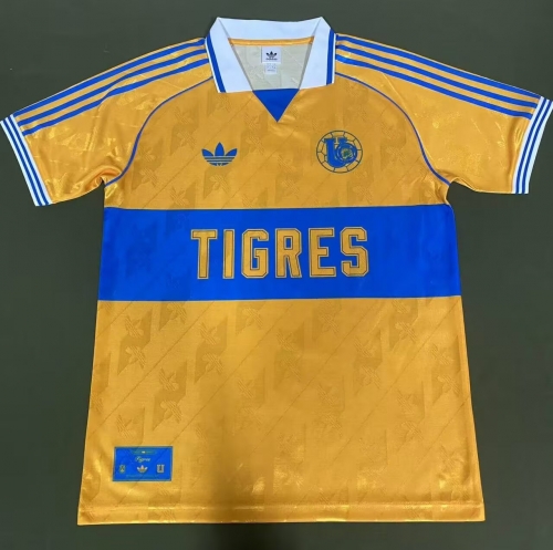 2025/26 Retro Commemorative Version Tigre UANL Home Yellow Thailand Soccer Jersey AAA-912