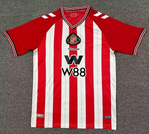 2025-26 Sunderland Home Red & White Thailand Soccer Jersey AAA-1040/95/522