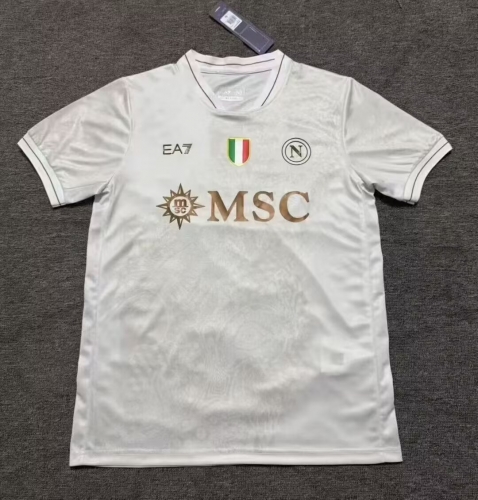 2025/26 Napoli Away White Thailand Soccer Jersey AAA-23/312/47