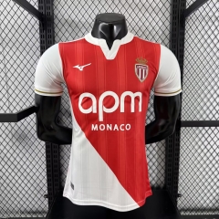 Player Version 2025/26 Monaco Home Red & White Thailand Soccer Jersey AAA-XY/308