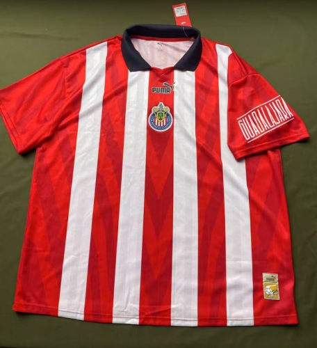 2025/26 Retro Deportivo Guadalajara Red & White Thailand Soccer Jersey AAA-912