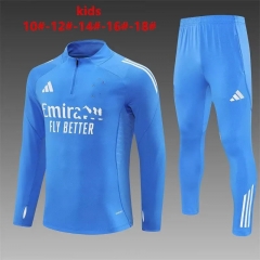 Kids 2025/26 Rea Madrid Blue Kids/Youth Soccer Tracksuit Uniform-801/411