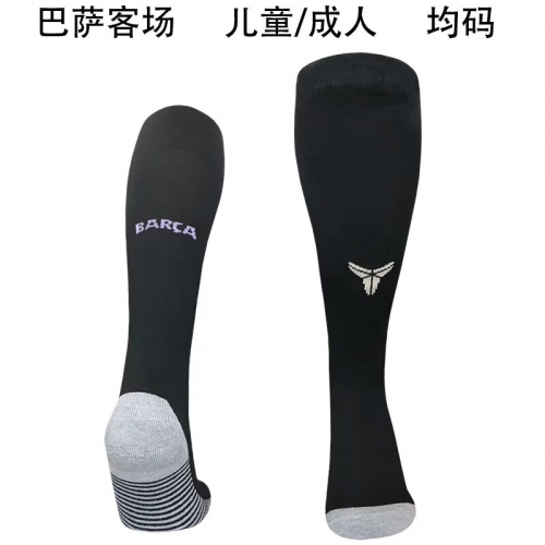2025/26 Barcelona Away Black Adult/Youth/Kids Thailand Soccer Socks