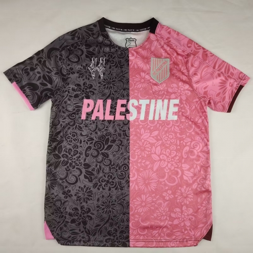 2025/26 Palestine Black & Pink Thailand Soccer Jersey AAA-38