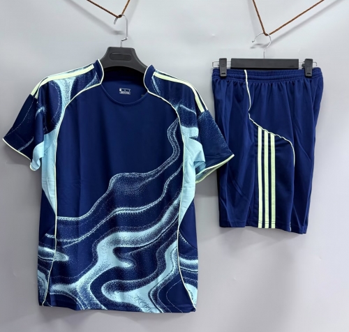 Customize 2025/26 Ajax Away Royal Blue Soccer Uniform-DN