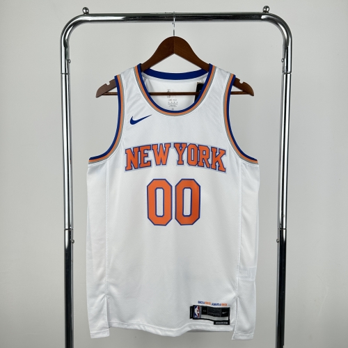 2023 Season NBA New York Knicks White #00 Jersey-311