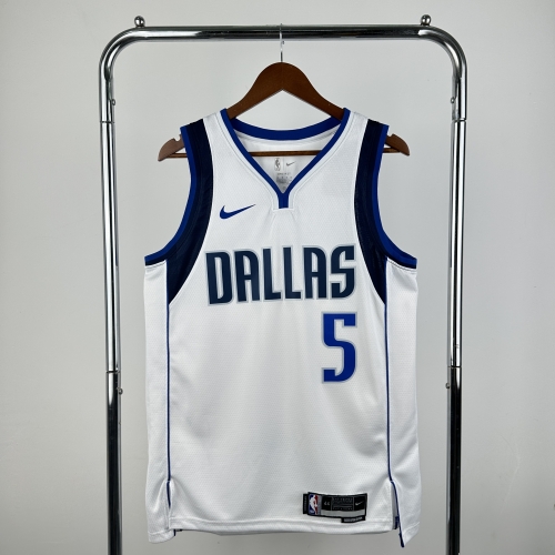 NBA Dallas Mavericks White #5 Jersey-311