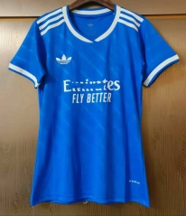 2025/26 Rea Madrid 2nd Away Blue Thailand Female Soccer Jersey AAA-JJ