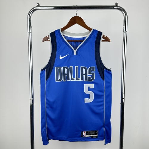 NBA Dallas Mavericks Royal Blue #5 Jersey-311