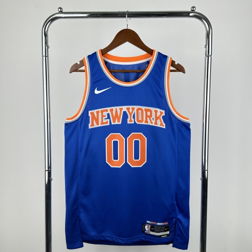 2023 Season NBA New York Knicks Blue #00 Jersey-311