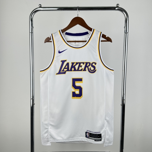 2023 Season Los Angeles Lakers NBA White #5 Jersey-311