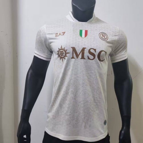 Player Version 2025/26 Napoli Away White Thailand Soccer Jersey AAA-27