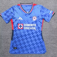 2025/26 Cruz Azul Home Blue Thailand Female Soccer Jersey-912