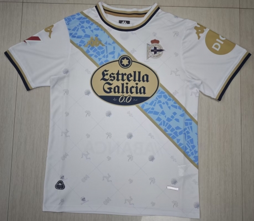 2025/26 Deportivo La Coruña 3nd Away White Thailand Soccer Jersey AAA-503
