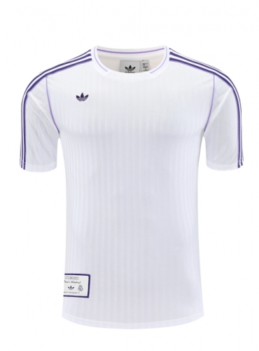 2025/26 Rea Madrid White Thailand Soccer Training Jerseys-418