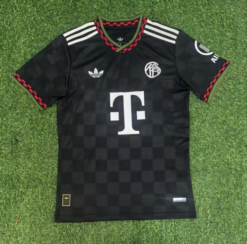 2025-26 Bayern München 2nd Away Black Thailand Soccer Jersey AAA-416