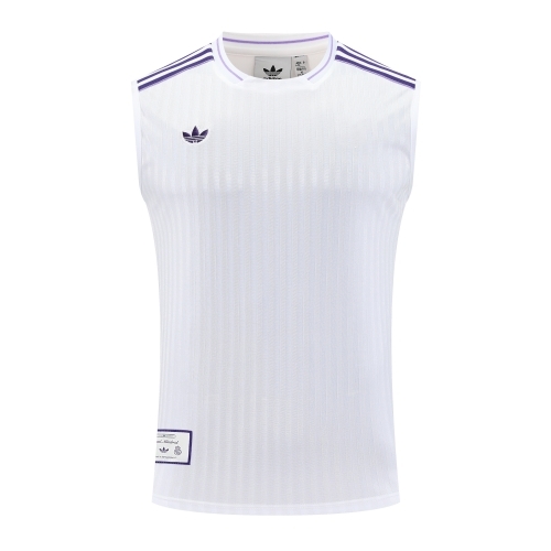 2025/26 Rea Madrid White Thailand Soccer Training Vest-418