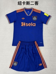 2025/26 Newcastle United 2nd Away Blue Soccer Uniform-208