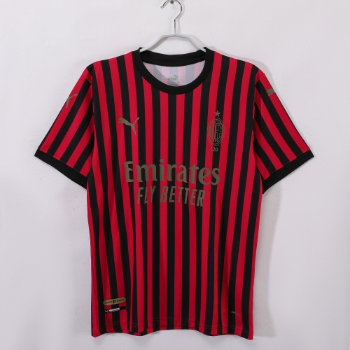 120th Limited Version AC Milan Home Red & Black Thailand Soccer Jersey AAA-JM/811/710
