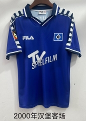 2000 Retro Version Hamburger SV Away Blue Thailand Soccer Jersey AAA-709