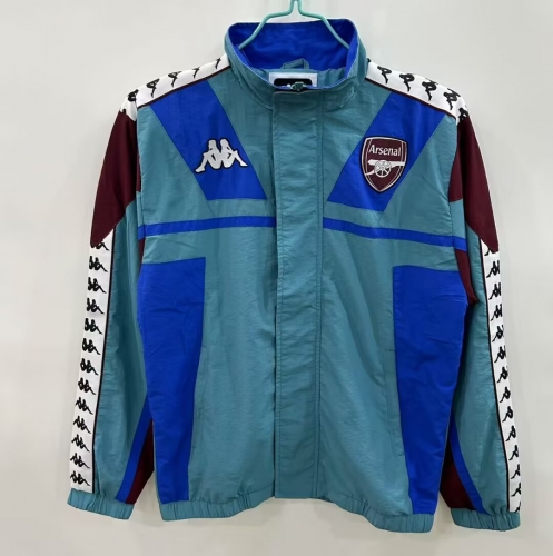 1967 Retro Arsenal Blue Windbreaker Hoodies Top-XH