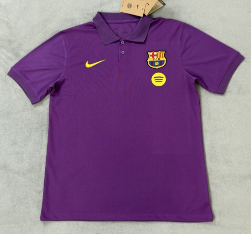 2025/26 Barcelona Purple Polo Shirts-1095