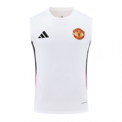 2025/26 Manchester United White Thailand Soccer Training Vest-418