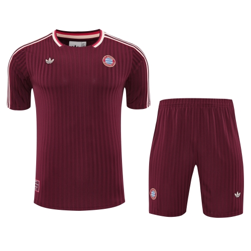 2025/26 Bayern München Red Thailand Soccer Training Jersey Uniform-418